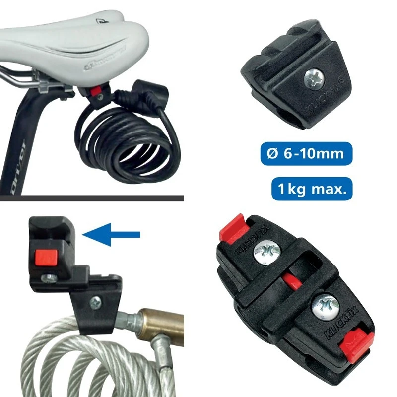 KLICKFIX Adaptateur De Selle Avec Support Câble Antivol 4 KLICKFIX Adaptateur De Selle Avec Support Câble Antivol – Image 2