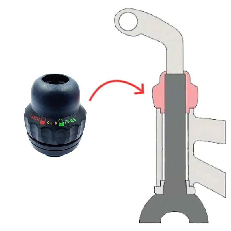 Antivol De Direction Pour Tête De Fourche Tige 1" 25,4 Mm 7 Antivol De Direction Pour Tête De Fourche Tige 1" 25,4 Mm – Image 5