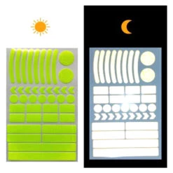 Autocollant Réfléchissant Pour Cadre Et Roue De Vélo, 42 Pièces -Messingschlager Soldes autocollant reflechissant pour cadre et roue de velo 42 pieces 4