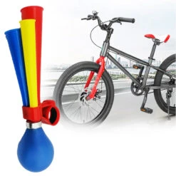 Avertisseur Coloré Pour Vélo En Forme De Trompe Trois Cornes -Messingschlager Soldes avertisseur colore pour velo en forme de trompe trois cornes 4