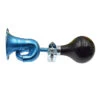 Avertisseur Sonore De Vélo Poire En Forme De Trompette - Bleu Martelé -Messingschlager Soldes avertisseur sonore de velo poire en forme de trompette bleu martele