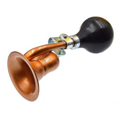 Avertisseur Sonore De Vélo Poire En Forme De Trompette - Cuivre -Messingschlager Soldes avertisseur sonore de velo poire en forme de trompette cuivre 3