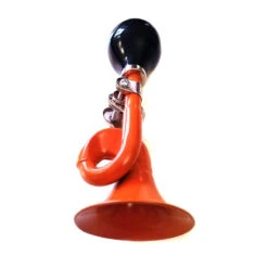 Avertisseur Sonore Trompette Pour Vélo - Orange -Messingschlager Soldes avertisseur sonore trompette pour velo orange 2