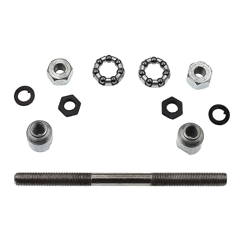 Point Axe De Roue Vélo Avant 5/16" 127 Mm Avec Cages à Billes 4 Point Axe De Roue Vélo Avant 5/16" 127 Mm Avec Cages à Billes – Image 2