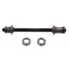 Point Axe Plein 175 Mm Avec Cages à Billes Pour Roue De Vélo -Messingschlager Soldes axe plein 175 mm avec cages a billes pour roue de velo