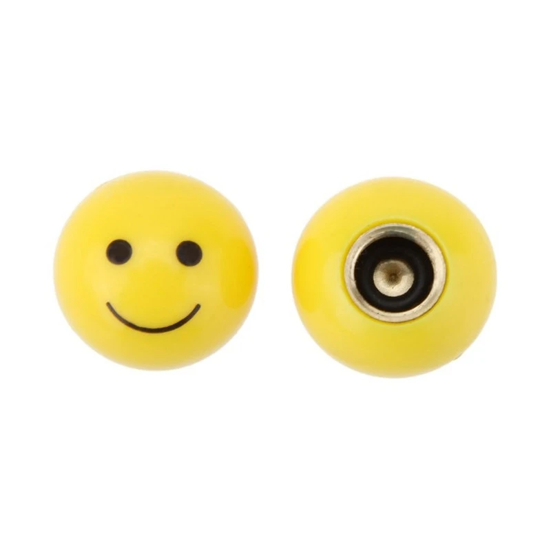 Bouchon De Valve Pour Vélo - Smiley 3 Bouchon De Valve Pour Vélo - Smiley