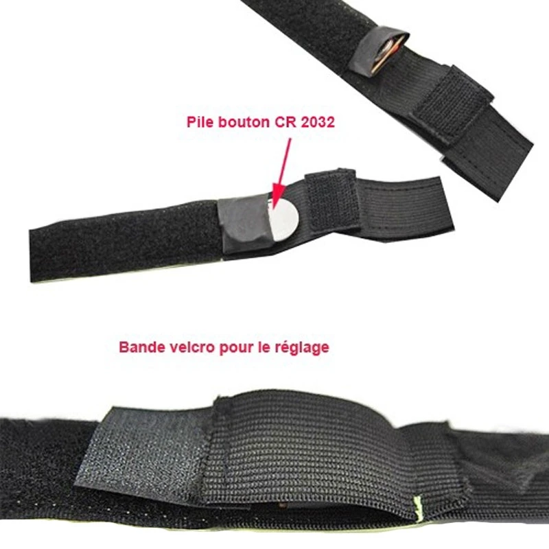 Brassard De Sécurité Avec LEDs Clignotant Pour Vélo Ou Jogging 7 Brassard De Sécurité Avec LEDs Clignotant Pour Vélo Ou Jogging – Image 5