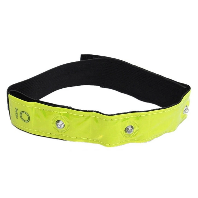 Brassard De Sécurité Avec LEDs Clignotant Pour Vélo Ou Jogging 3 Brassard De Sécurité Avec LEDs Clignotant Pour Vélo Ou Jogging