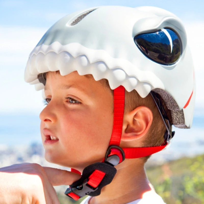 Casque Vélo Enfant Requin Gris Crazy Safety 7 Casque Vélo Enfant Requin Gris Crazy Safety – Image 5