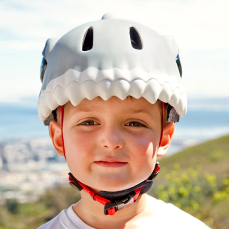 Casque Vélo Enfant Requin Gris Crazy Safety 8 Casque Vélo Enfant Requin Gris Crazy Safety – Image 6