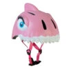 Casque Vélo Enfant Requin Rose Crazy Safety -Messingschlager Soldes casque velo enfant requin rose crazy safety