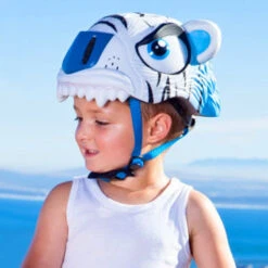 Casque Vélo Enfant Tigre Blanc Crazy Safety 11 Casque Vélo Enfant Tigre Blanc Crazy Safety -Messingschlager Soldes casque velo enfant tigre blanc crazy safety 3
