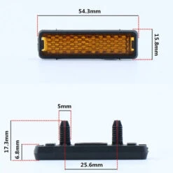 Catadioptres Pour Pédales (2 Pièces) -Messingschlager Soldes catadioptres pour pedales 2 pieces 4