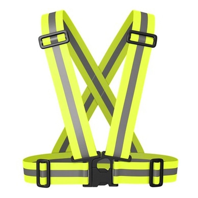 WOWOW Ceinture Jaune Réfléchissante Réglable Pour Piéton Ou Cycliste 5 WOWOW Ceinture Jaune Réfléchissante Réglable Pour Piéton Ou Cycliste – Image 3