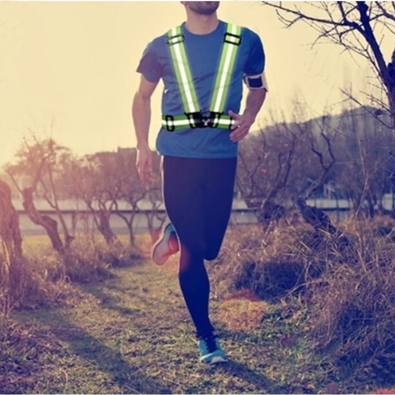 WOWOW Ceinture Jaune Réfléchissante Réglable Pour Piéton Ou Cycliste 7 WOWOW Ceinture Jaune Réfléchissante Réglable Pour Piéton Ou Cycliste – Image 5