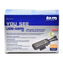 BUSCH & MULLER Chargeur Universel USB-Werk Sur Dynamo Batterie Tampon Intégrée -Messingschlager Soldes chargeur universel usb werk sur dynamo batterie tampon integree 5