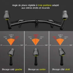 Clignotants à LED Avec Rétroviseurs Intégrés Pour Vélo -Messingschlager Soldes clignotants a led avec retroviseurs integres pour velo 5