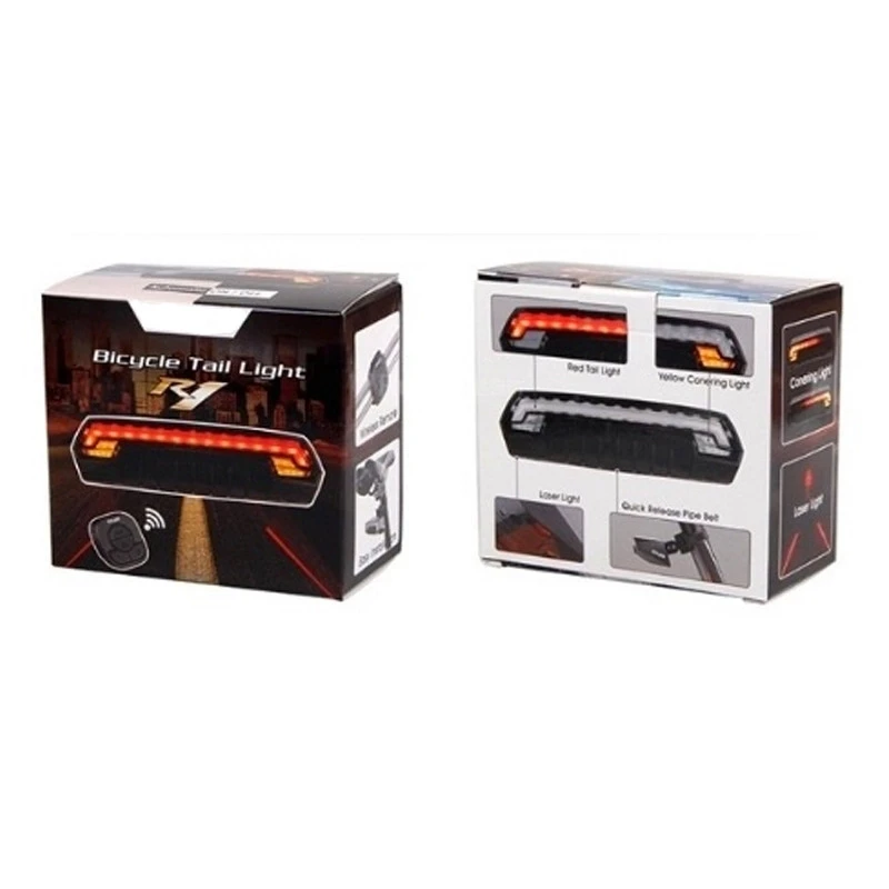 Clignotants LED Faisceau Laser USB Pour Vélo 4 Clignotants LED Faisceau Laser USB Pour Vélo – Image 2