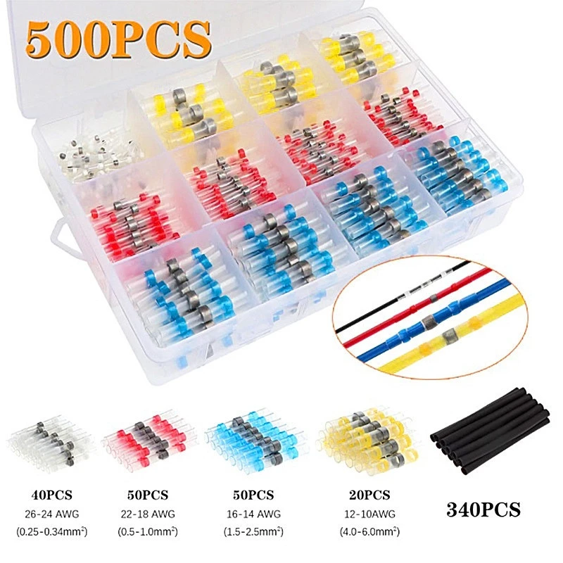 Coffret 500 Manchons Thermo-soudable Auto Soudeur étanche 3 Coffret 500 Manchons Thermo-soudable Auto Soudeur étanche