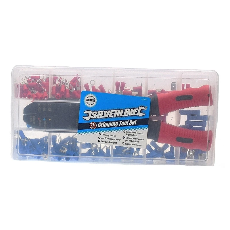 Silverline Coffret à Sertir Avec Pince à Dénuder Pour électricité Vélo 4 Silverline Coffret à Sertir Avec Pince à Dénuder Pour électricité Vélo – Image 2