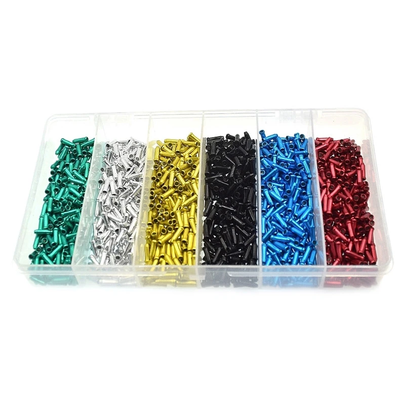 Coffret De 1200 Embouts Colorés Pour Cable De Frein Vélo 4 Coffret De 1200 Embouts Colorés Pour Cable De Frein Vélo – Image 2