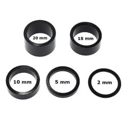 Coffret Entretoise Direction ALU Noir 1"1/8-28.6 Extérieur - 24 Pièces -Messingschlager Soldes coffret entretoise direction alu noir 11 8 286 exterieur 24 pieces 2