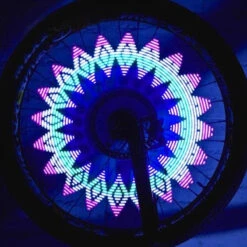 Eclairage 32 LED à Pile Sur Rayon De Roue Vélo -Messingschlager Soldes eclairage 32 led a pile sur rayon de roue velo 3