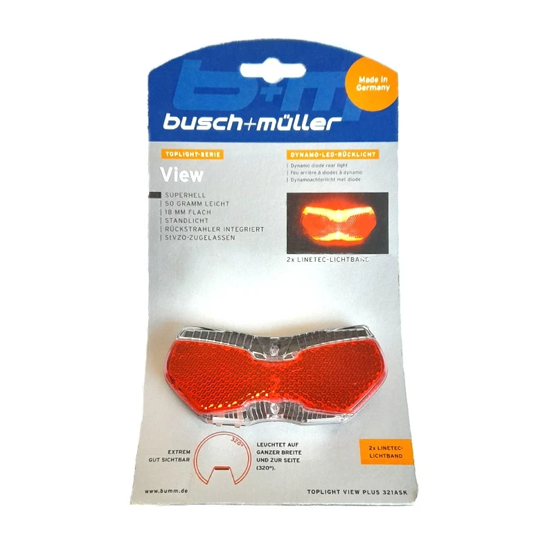 BUSCH & MULLER Éclairage Arrière Dynamo Busch & Müller Toplight View Plus 7 BUSCH & MULLER Éclairage Arrière Dynamo Busch & Müller Toplight View Plus – Image 5