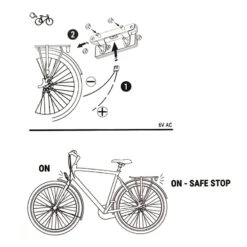 Eclairage Arrière Vélo Avec Catadioptre PIMENTO LARGE - Spanninga -Messingschlager Soldes eclairage arriere velo avec catadioptre pimento large spanninga 5