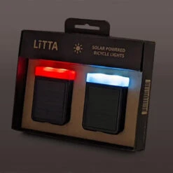 Eclairage Avant Et Arrière Solaire Pour Vélo LITTA 2 13 Eclairage Avant Et Arrière Solaire Pour Vélo LITTA 2 -Messingschlager Soldes eclairage avant et arriere solaire pour velo litta 2 1 5