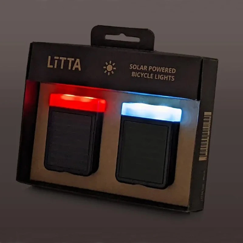 Eclairage Avant Et Arrière Solaire Pour Vélo LITTA 2 8 Eclairage Avant Et Arrière Solaire Pour Vélo LITTA 2 – Image 6