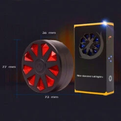 Messingschlager Soldes -Messingschlager Soldes eclairage diamant velo 9 led haute luminosite 1