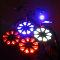 Messingschlager Soldes 10 Eclairage DIAMANT Vélo 9 LED Haute Luminosité