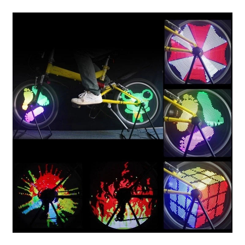 Eclairage Pour Roue De Vélo 96 LED - 220 Lumens 5 Eclairage Pour Roue De Vélo 96 LED - 220 Lumens – Image 3