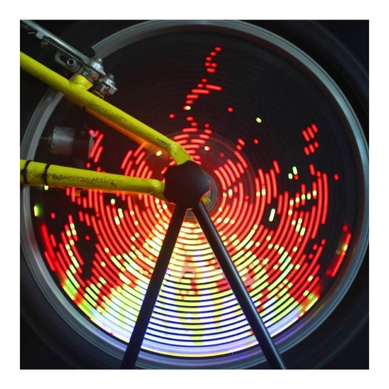 Eclairage Pour Roue De Vélo 96 LED - 220 Lumens 6 Eclairage Pour Roue De Vélo 96 LED - 220 Lumens – Image 4