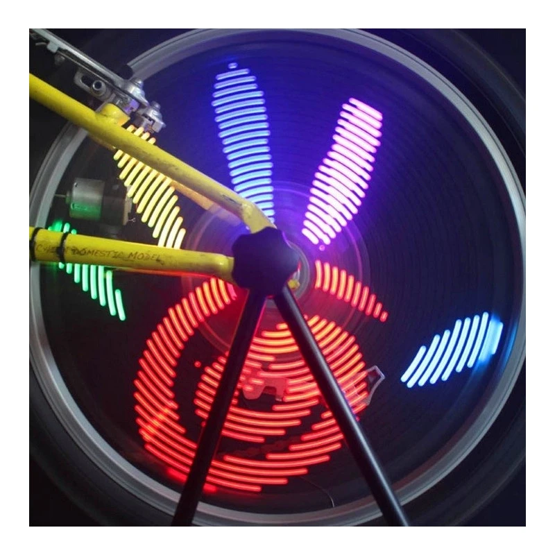 Eclairage Pour Roue De Vélo 96 LED - 220 Lumens 7 Eclairage Pour Roue De Vélo 96 LED - 220 Lumens – Image 5