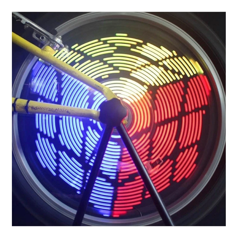 Eclairage Pour Roue De Vélo 96 LED - 220 Lumens 3 Eclairage Pour Roue De Vélo 96 LED - 220 Lumens