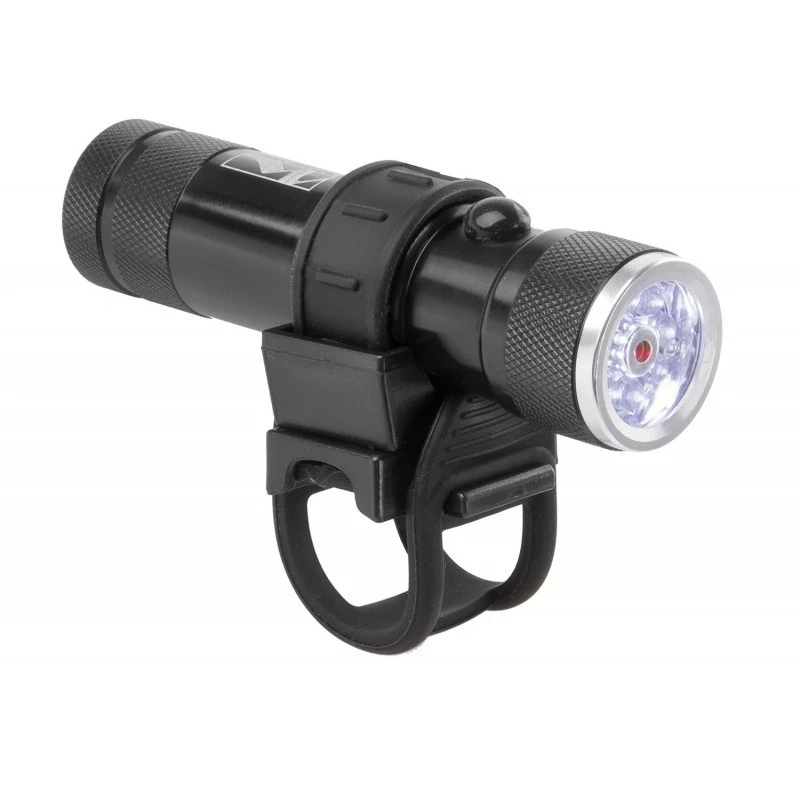 M-Wave Eclairage Pour Vélo Avant 8 LEDs Avec Laser 7 M-Wave Eclairage Pour Vélo Avant 8 LEDs Avec Laser – Image 5