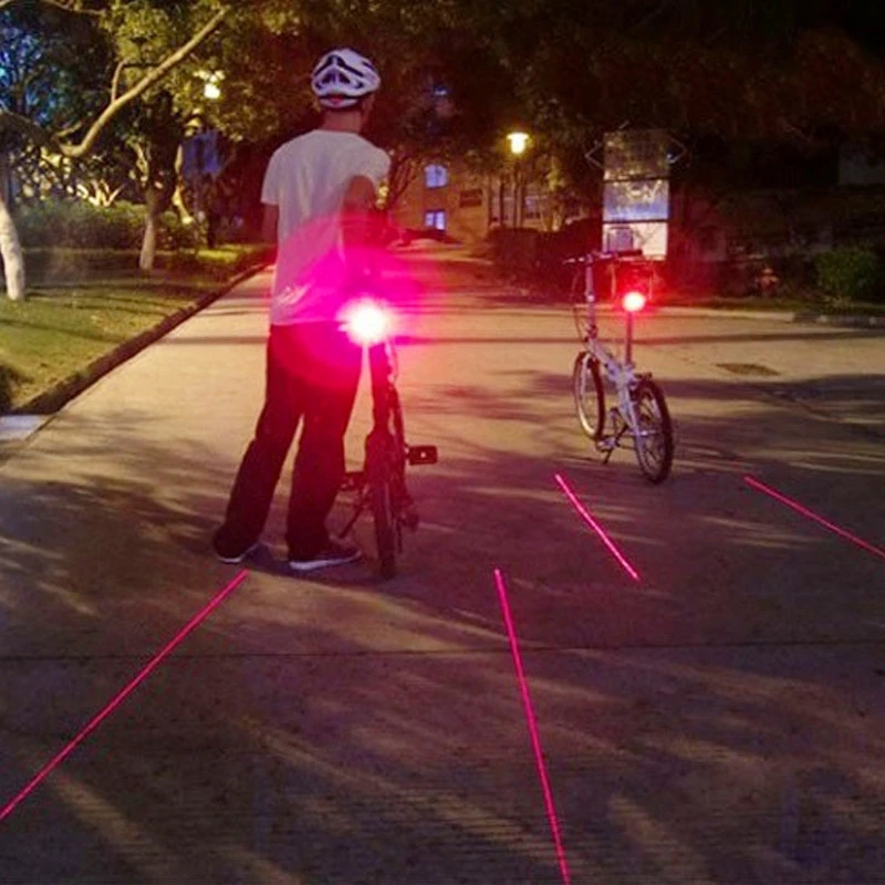 Eclairage Vélo Arrière Avec Laser Piste Cyclable Lumineuse 4 Eclairage Vélo Arrière Avec Laser Piste Cyclable Lumineuse – Image 2