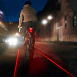 Messingschlager Soldes 16 Eclairage Vélo Arrière Avec Laser Piste Cyclable Lumineuse