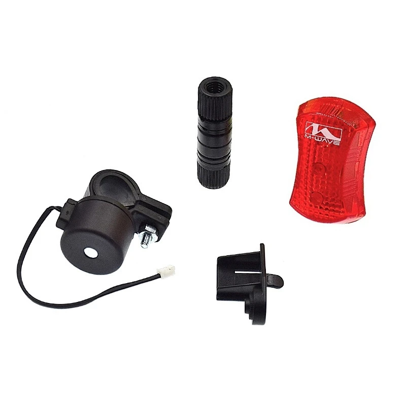 Eclairage Vélo Magnétique Arrière M-wave 3 Leds 3 Eclairage Vélo Magnétique Arrière M-wave 3 Leds