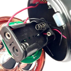 Eclairage Vélo Rétro à Pile Sur Fourche Noir Et Cuivre -Messingschlager Soldes eclairage velo retro a pile sur fourche noir et cuivre 4