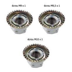 Ecrou De Serrage Cranté Pour Roue De Vélo ALGI -Messingschlager Soldes ecrou de serrage crante pour roue de velo algi 4