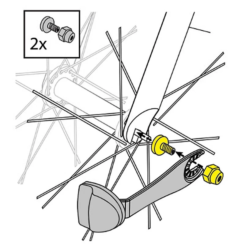 Reelight Ecrous Pour Axe De Roue à Serrage Rapide 4 Reelight Ecrous Pour Axe De Roue à Serrage Rapide – Image 2