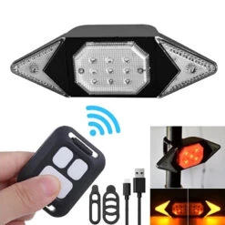 Feu Arrière Clignotant De Bicyclette Avec Télécommande Sans Fil