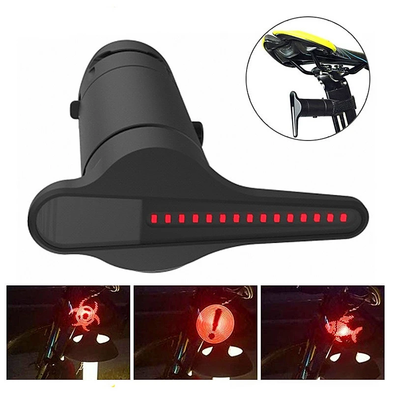 Feu Arrière De Vélo Intelligent à Friction Ventilé USB Et Bluetooth 4 Feu Arrière De Vélo Intelligent à Friction Ventilé USB Et Bluetooth – Image 2