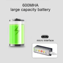 Feu Arrière Multicolore De Vélo à LED Rechargeable En USB -Messingschlager Soldes feu arriere multicolore de velo a led rechargeable en usb 1 4