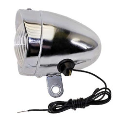 Feu Avant Dynamo Vintage Sur Fourche De Vélo