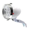 Feux De Vélo Avant Blanc Nacré 3 LEDS Avec Piles Intégrés 1 Feux De Vélo Avant Blanc Nacré 3 LEDS Avec Piles Intégrés -Messingschlager Soldes feux de velo avant blanc nacre 3 leds avec piles integres