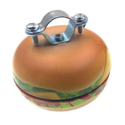 Widek Grande Sonnette Vélo Ding Dong Hamburger -Messingschlager Soldes grande sonnette velo ding dong hamburger 3